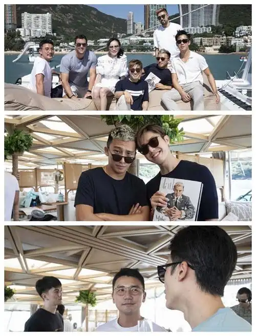 霍启山参加豪华派对,对着美女笑容灿烂,陈可欣超级抢镜