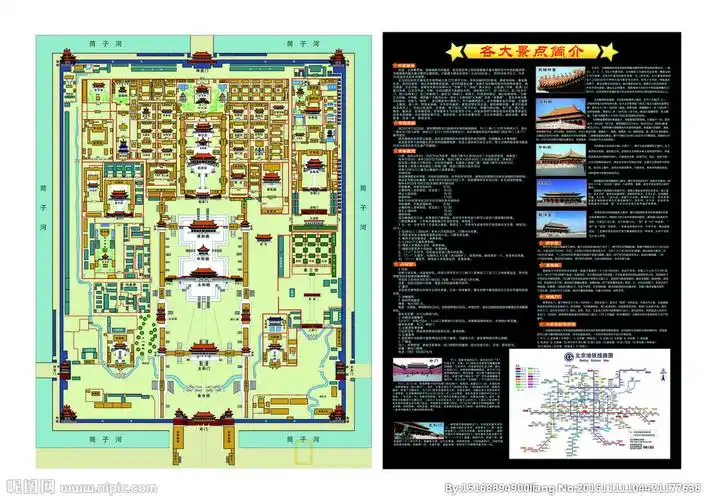 故宫博物院简介海报图片