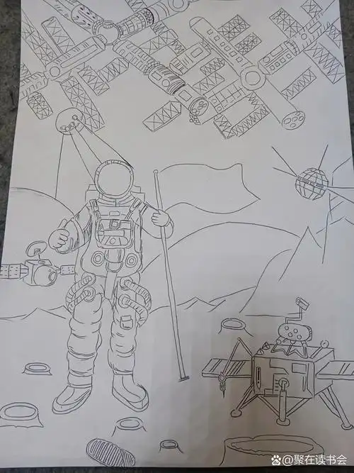 科技画参赛作品 辅导初中生画的科技画参赛作品,喜欢可以借鉴