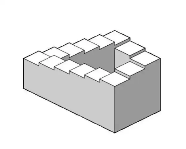 走不完又一直向下走的楼梯想起我小时候一直做的噩梦 走不完的楼梯