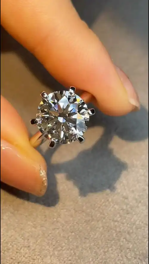 上海钻戒定制客定784克拉钻戒78