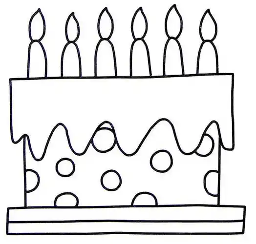 蛋糕的简笔画 蛋糕的简笔画简单又漂亮