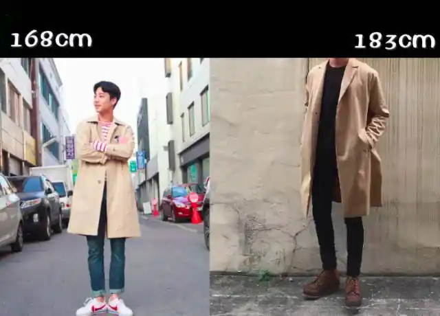 168 vs 183 , 男生要多会穿才能弥补15cm的身高差!