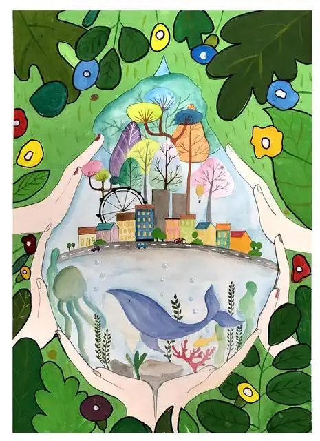 "彩云杯"中小学生绘画比赛·小学组一等奖获奖作品展示(1)