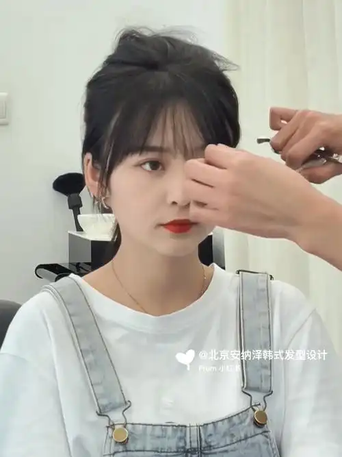 圆脸肉肉脸剪小千代法式刘海也太好看了吧