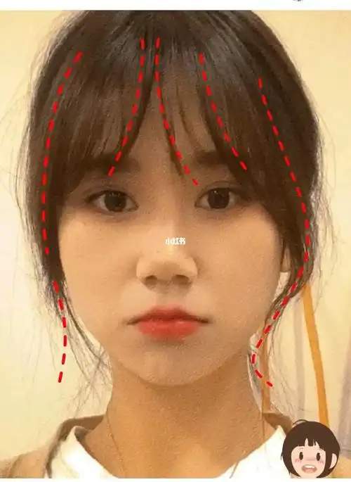 显脸小一定要剪的法式刘海适合圆脸方脸女生