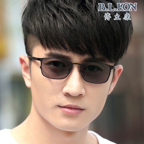 休闲大全框男式防蓝光平光变色电脑防辐射紫外线户外护目眼镜近视