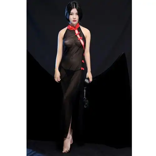 午夜魅力情趣内衣性感旗袍角色扮演 贸情趣内衣批发长裙旗袍4554