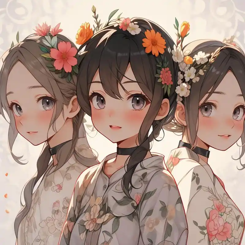 93三姐妹头像来啦,快和闺蜜一起用93 三姐妹头像来啦,快叫上你的