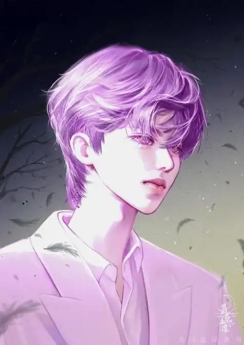 蔡徐坤头像漫画黑白高清(蔡徐坤的黑白动漫头像) - 搞怪个性头像 - 艾