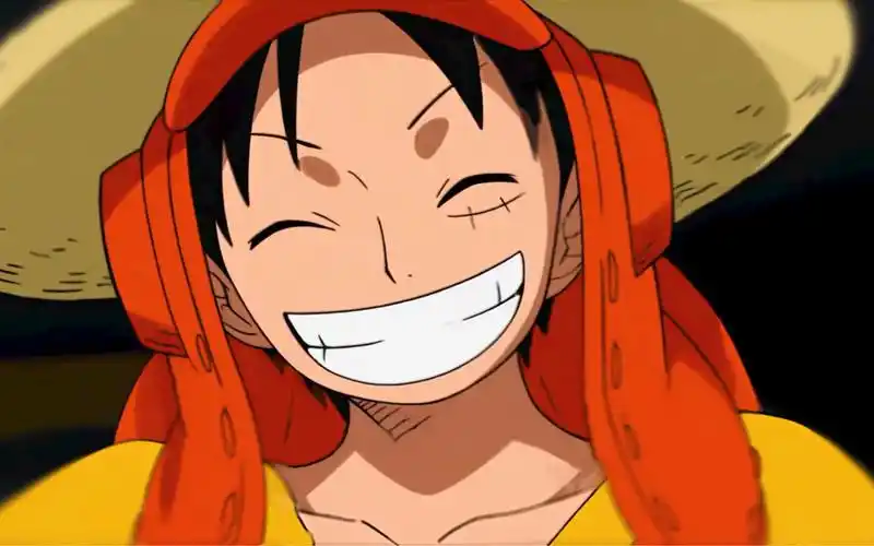 不开心的时候就看看路飞的笑吧