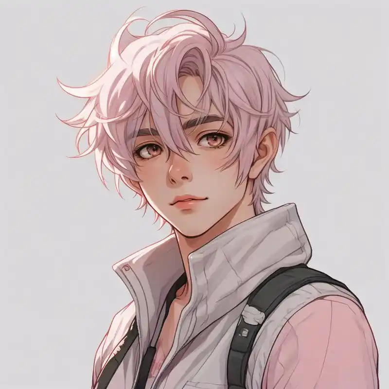 看看这些超酷的粉毛动漫男性角色头像,是不是超级帅气呀?