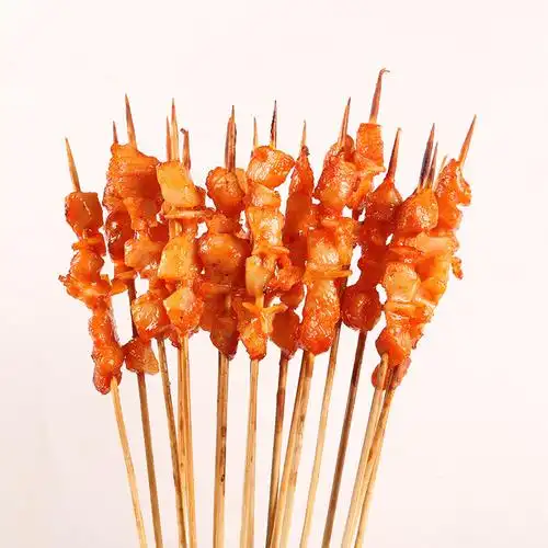 骨肉相连小串100串夜市油炸商用半成品烧烤食材鸡肉串连心脆软骨