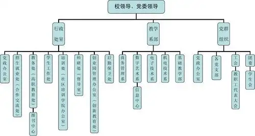 学校内部组织结构图