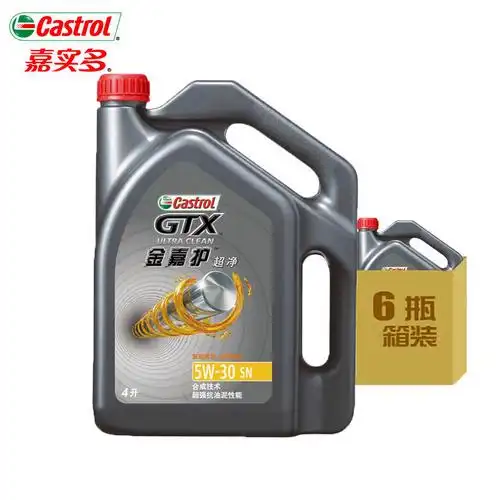 机油【国美在线】嘉实多金嘉护机油 矿物质机油润滑油sn 5w-30 4l6