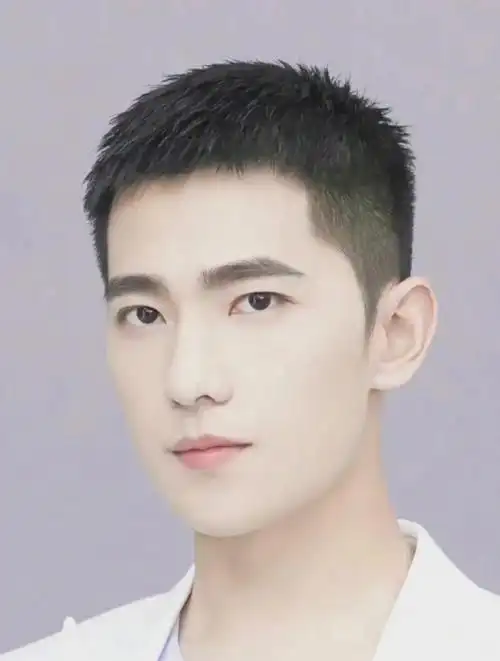 一款男士不一样的短发栗子头 男士发型