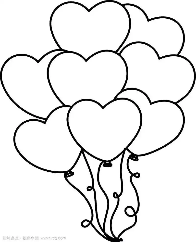 心形气球图标
