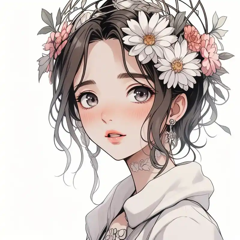 💖女生比心漫画头像🎨 亲们,今天我给大家带来一组超级可爱的女生