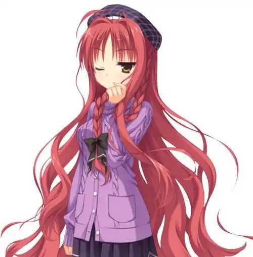 原创花季少女:二次元动漫美图,飘逸长发少女,动感迷人真漂亮!