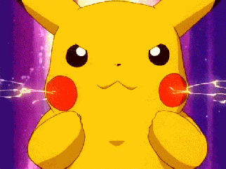 【动态皮卡丘】萌图,可爱,动漫,动态,卡哇伊,二次元,gif,宠物小精灵