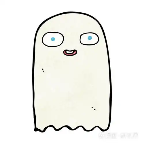 可爱的卡通鬼