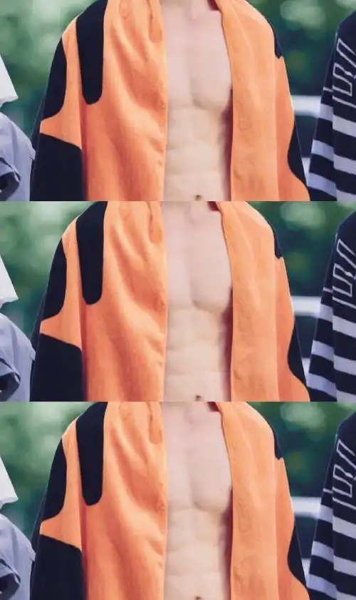 夏之光晒腹肌##夏之光人鱼线