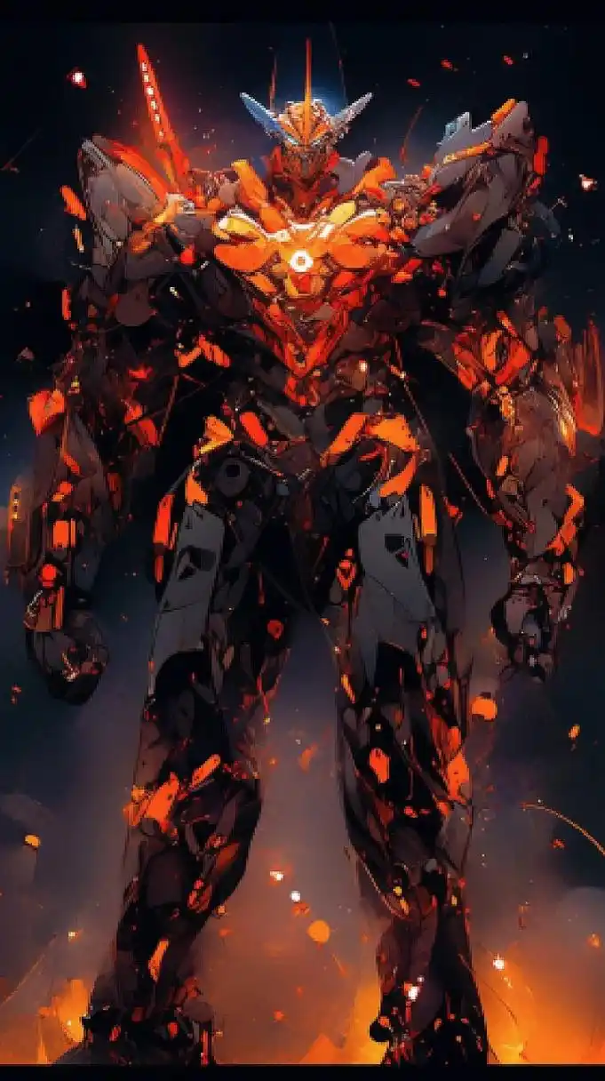 炫酷的机甲壁纸来咯! #我是高达控# #高达# #模型# #变形金刚