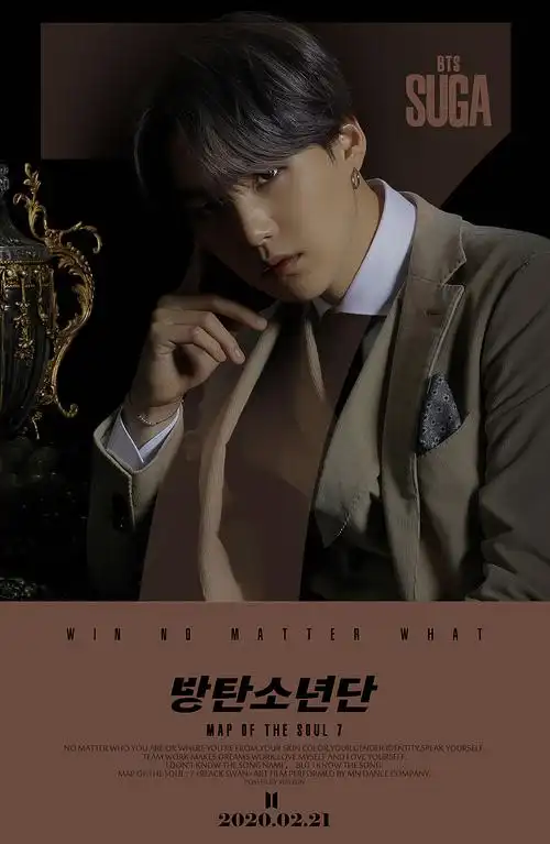 kookbts-v根据bts 专辑7 宣传照设计的一套复古系列海报版权北京/平面