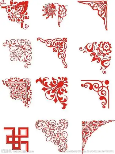 图片下载边角花剪纸图片边角花剪纸图片下载长条手工花边边框剪纸步骤