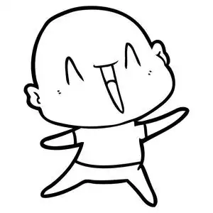 光头卡通图片-光头卡通素材-光头卡通插画-摄图新视界