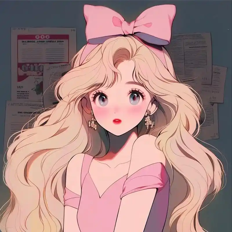 粉色系超甜头像95.太太太太好看啦!#女生头像 #动漫女头  - 抖音