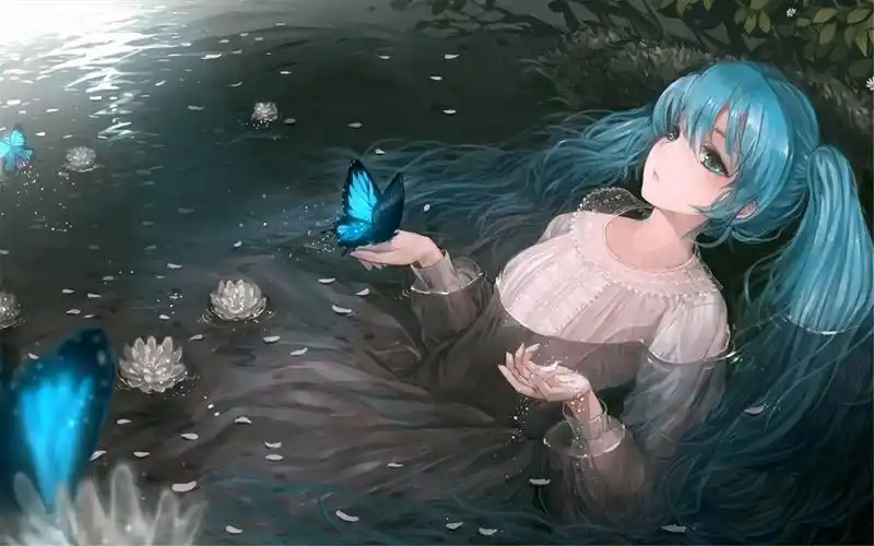 唯美小清新桌面壁纸(一)高清大图预览1920x1200_卡通动漫下载_美桌网