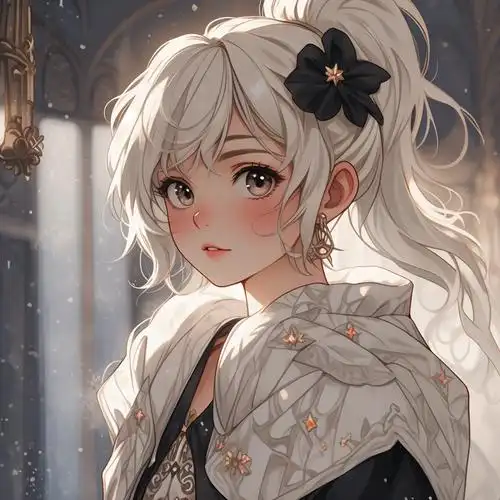 专属你的甜美瞬间 喜欢漫画风格的小仙女们,这里有一款超可爱的头像等