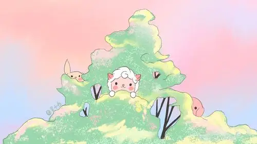 少女心治愈可爱ipad桌面壁纸_卡通动漫_壁纸下载_美桌网