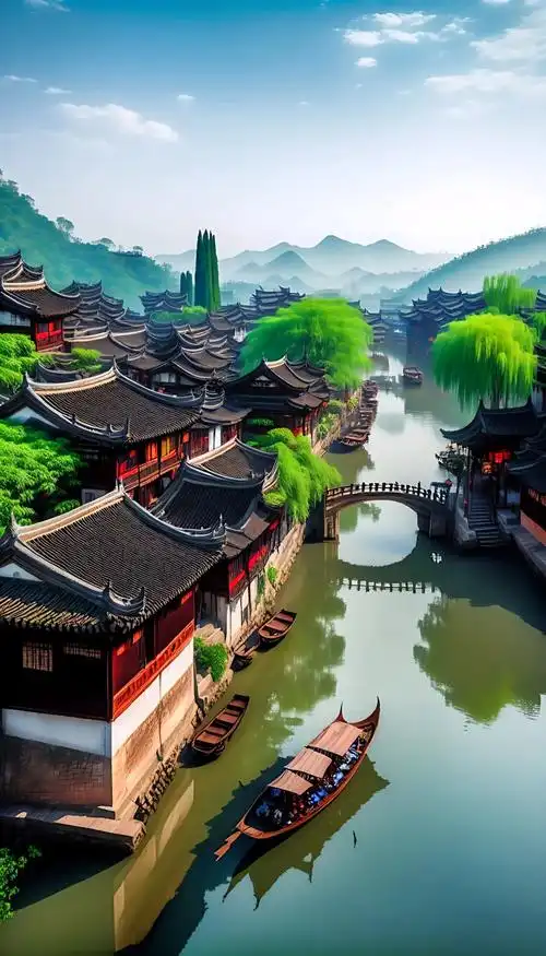 #治愈系风景 #旅行推荐官 #好山好水好风景 #江南水乡风景 - 抖音