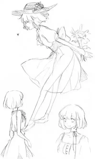 画半妖犬夜叉正面动漫人物全身像怎么起稿绘制动漫人物全身像手绘教程