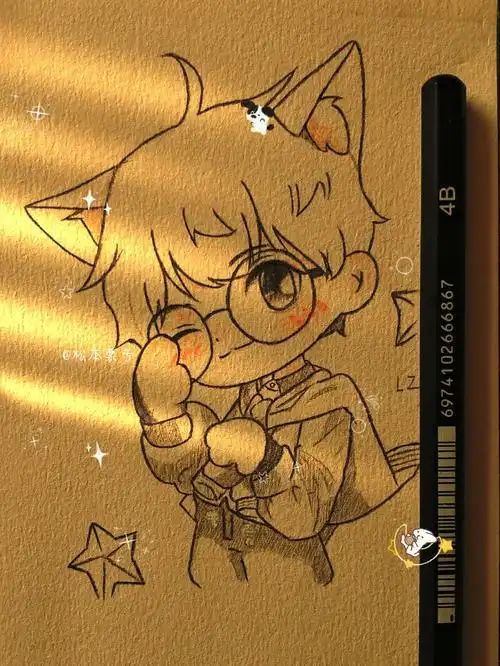 40ˋ*)1277*17##临摹手绘#画画打卡#从开始到未来只为王俊凯