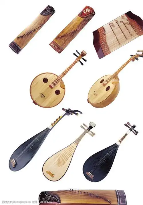 古琴古筝乐器图片