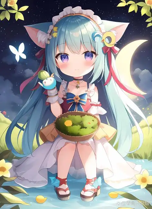 q版二次元猫拟人小萝莉