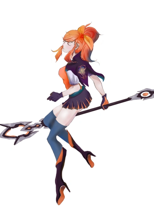 摸张战斗学院拉克丝 动作有参考