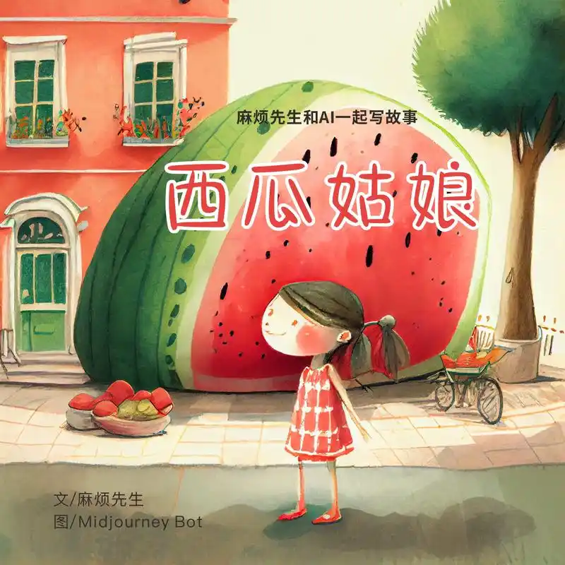 绘本名:《西瓜姑娘》 文/麻烦先 - 抖音