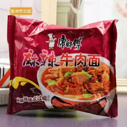 【bn】方便面 康师傅麻辣牛肉面 106g/袋 - 世纪生活