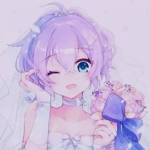 紫色系动漫头像