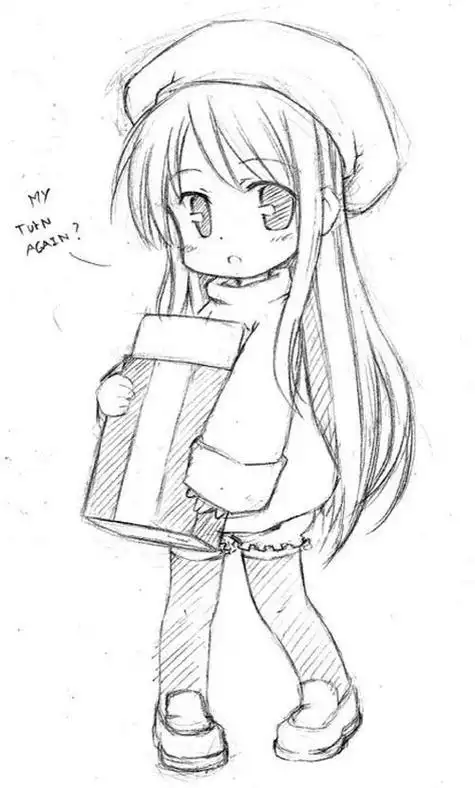 动漫初中生简笔画