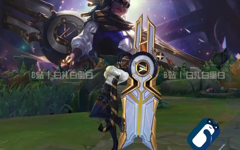 至臻 真实伤害 赛娜 神话皮肤lv联名 特效&3d展示