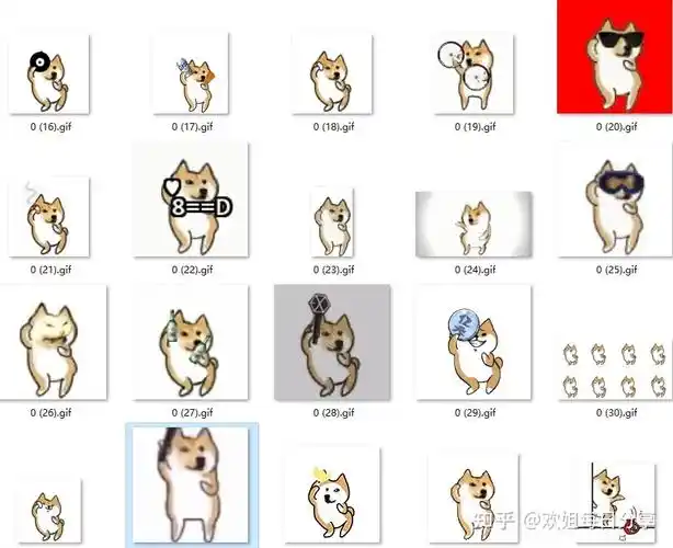 精神小狗蹦迪 柴犬神烦狗勾跳舞表情包 - 知乎