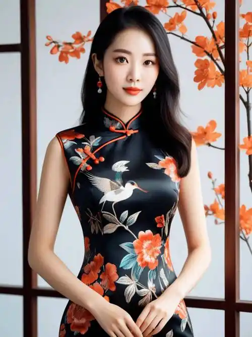 穿上旗袍的女子,仿佛穿越了时空的隧道,与那古时的佳人相遇,共同演绎