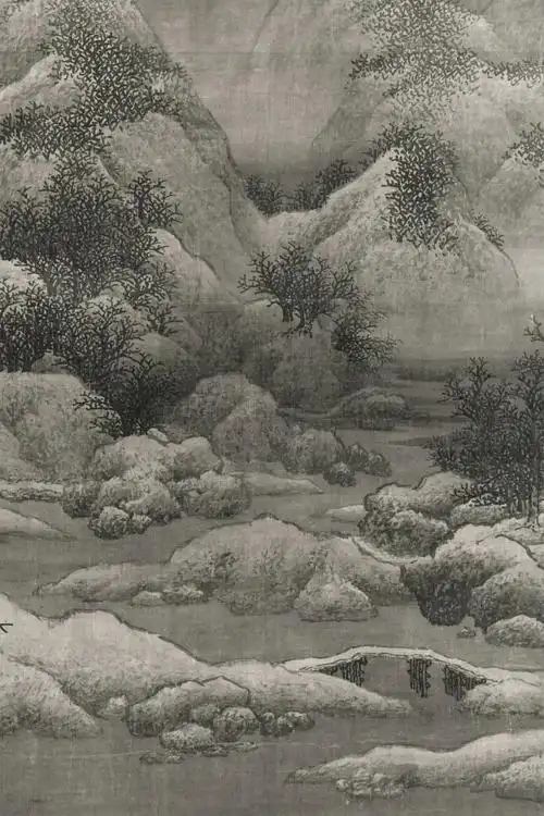 欣赏宋范宽的雪景寒林图