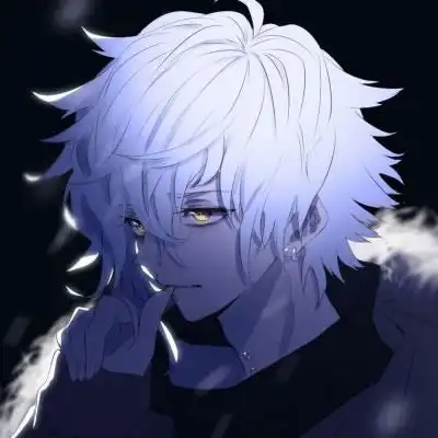 2020动漫黑暗系男头像图片 黑白动漫男头高冷霸气