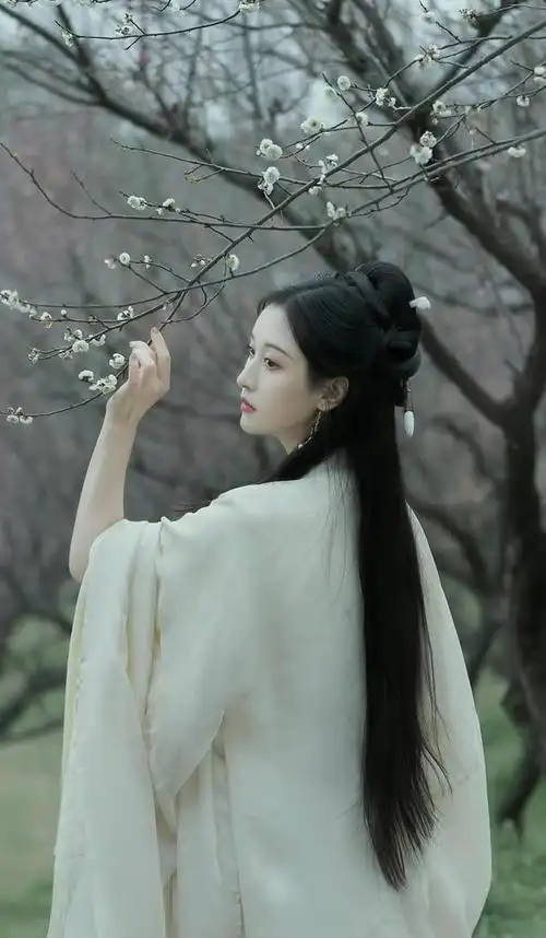 古风短句真人版 少女壁纸仙气古风真人(图36)